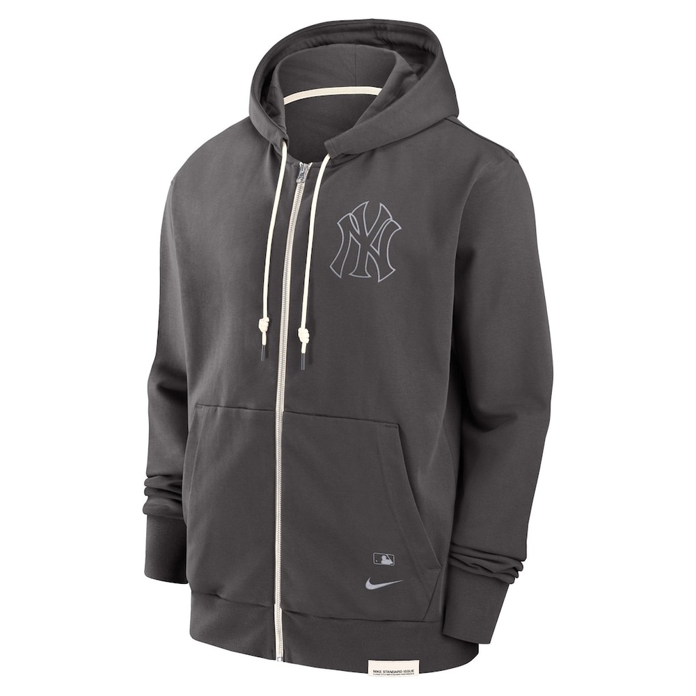 NWOT NY Yankees Nike Authentic Collection Full-Zip Hoodie in Charcoal, Size: XL